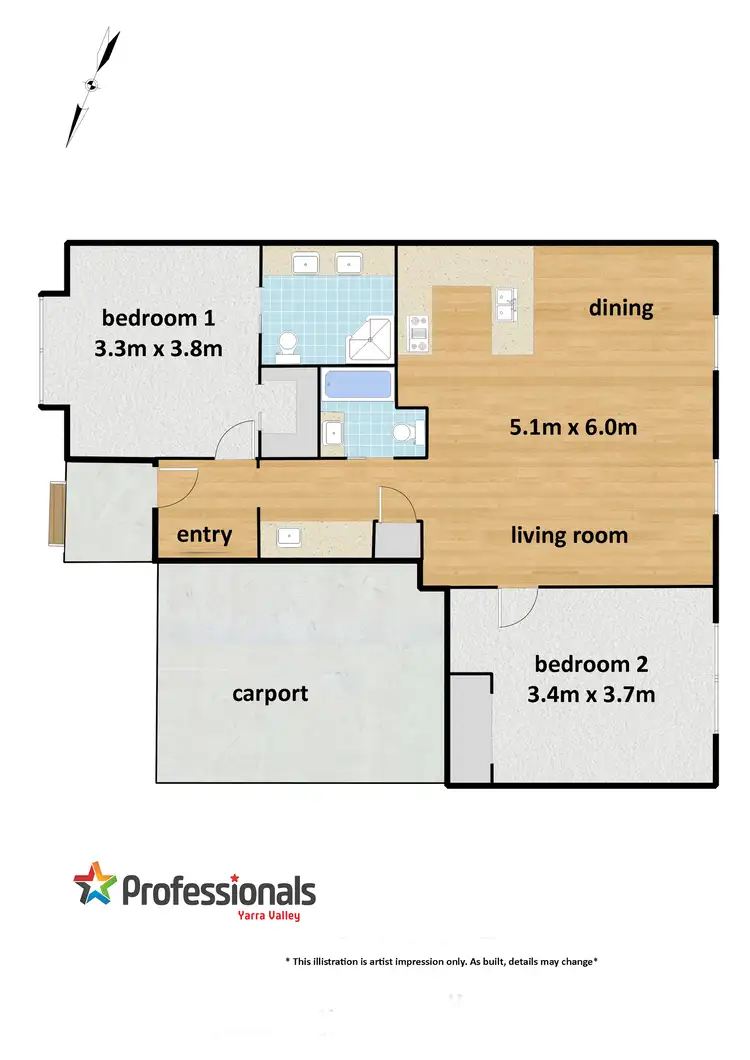 Floorplan of Homely house listing, 7/2414 Warburton Highway, Yarra Junction VIC 3797