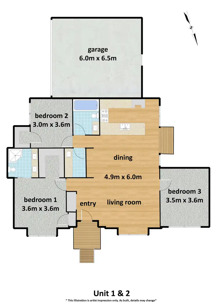Floorplan of Homely house listing, (Lot 2) 8/2414 Warburton Highway, Yarra Junction VIC 3797