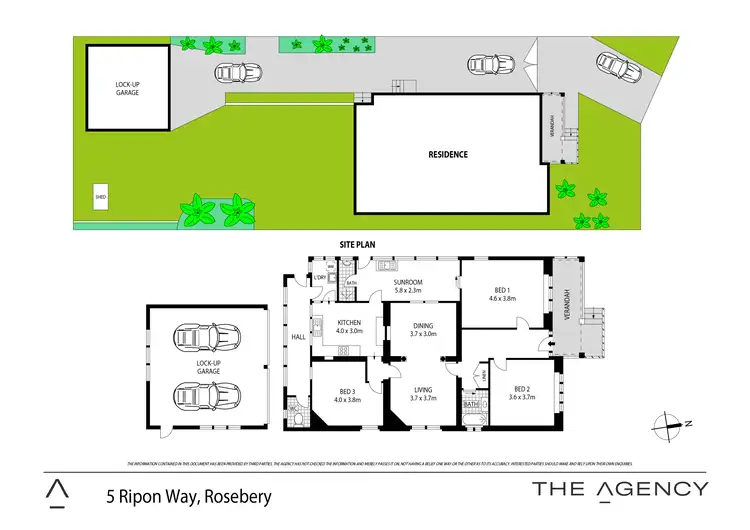 Floorplan of Homely house listing, 5 Ripon Way, Rosebery NSW 2018
