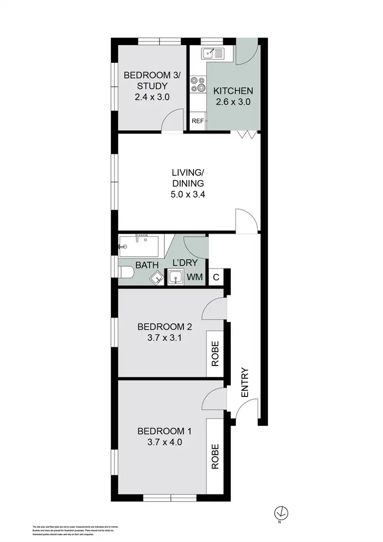 Floorplan of Homely apartment listing, 5/26 Brierley Street, Mosman NSW 2088