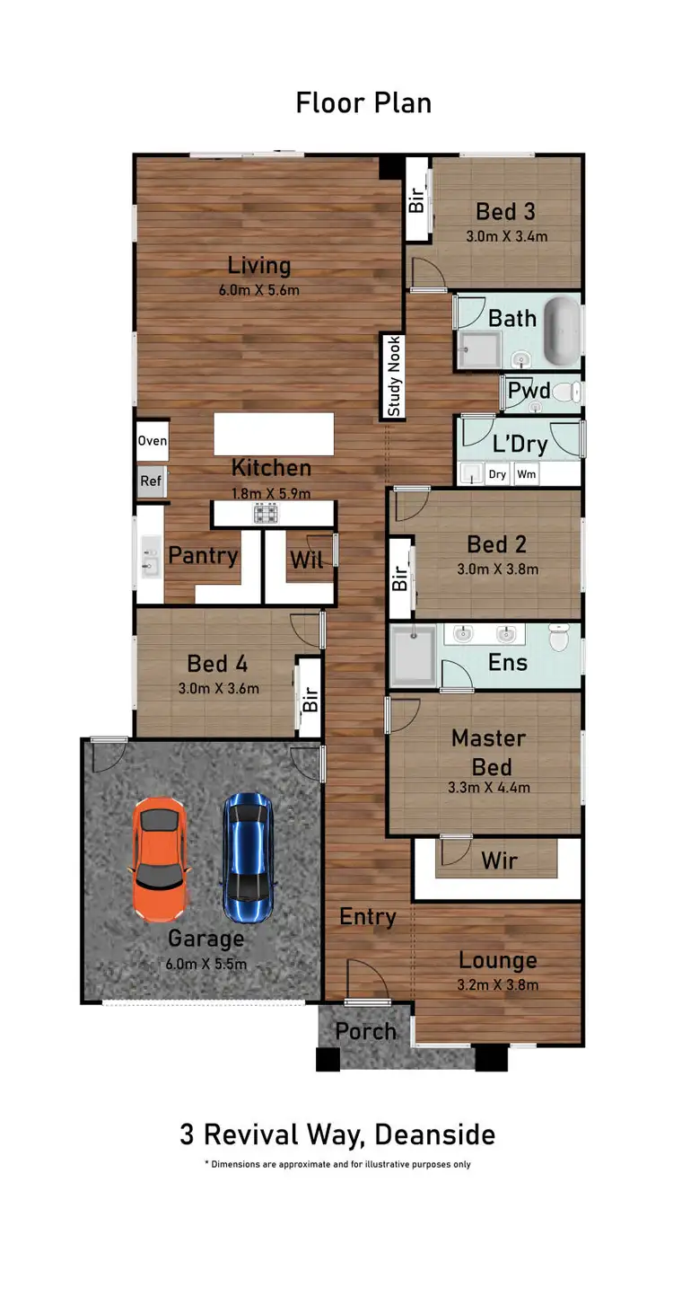 Floorplan of Homely house listing, 3 Revival Way, Deanside VIC 3336