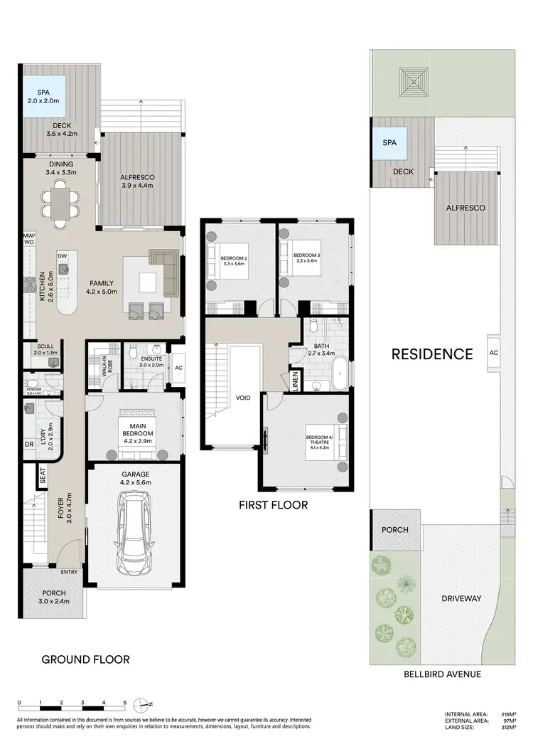 Floorplan of Homely semi-detached listing, 8 Bellbird Avenue, Terrigal NSW 2260