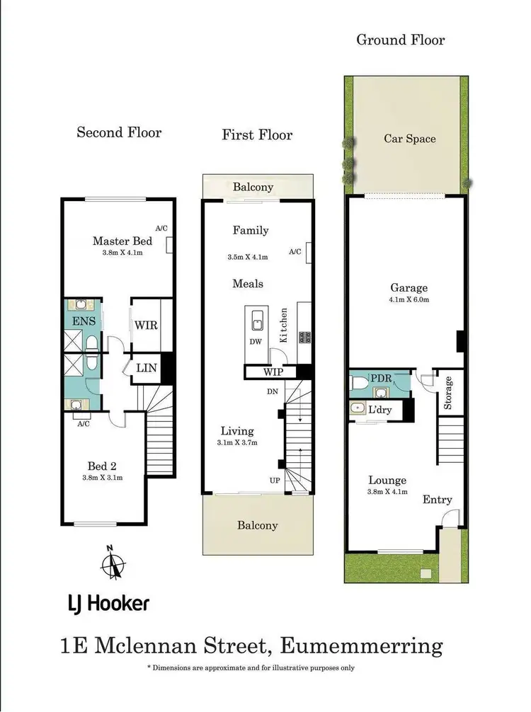 Floorplan of Homely house listing, 1E McLennan Street, Eumemmerring VIC 3177