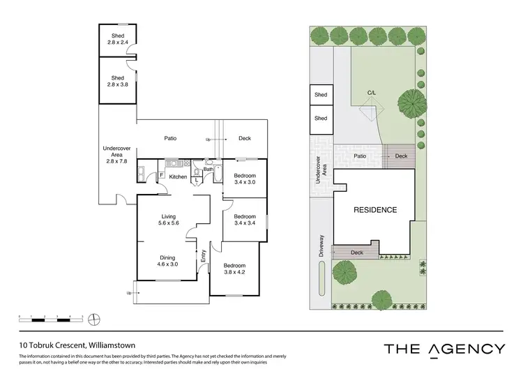 Floorplan of Homely house listing, 10 Tobruk Crescent, Williamstown VIC 3016