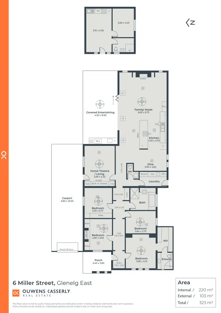 Floorplan of Homely house listing, 6 Miller Street, Glenelg East SA 5045