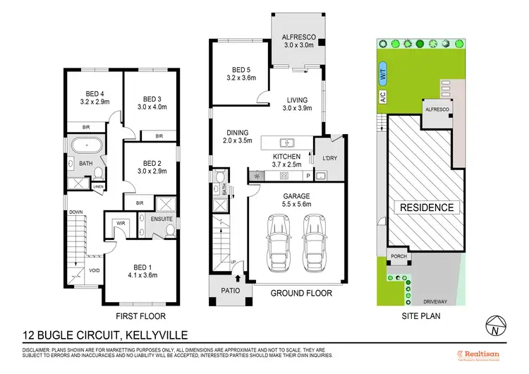 Floorplan of Homely house listing, 12 Bugle Circuit, Kellyville NSW 2155