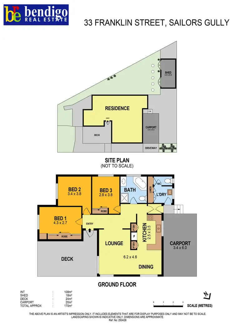 Floorplan of Homely house listing, 33 Franklin Street, Sailors Gully VIC 3556