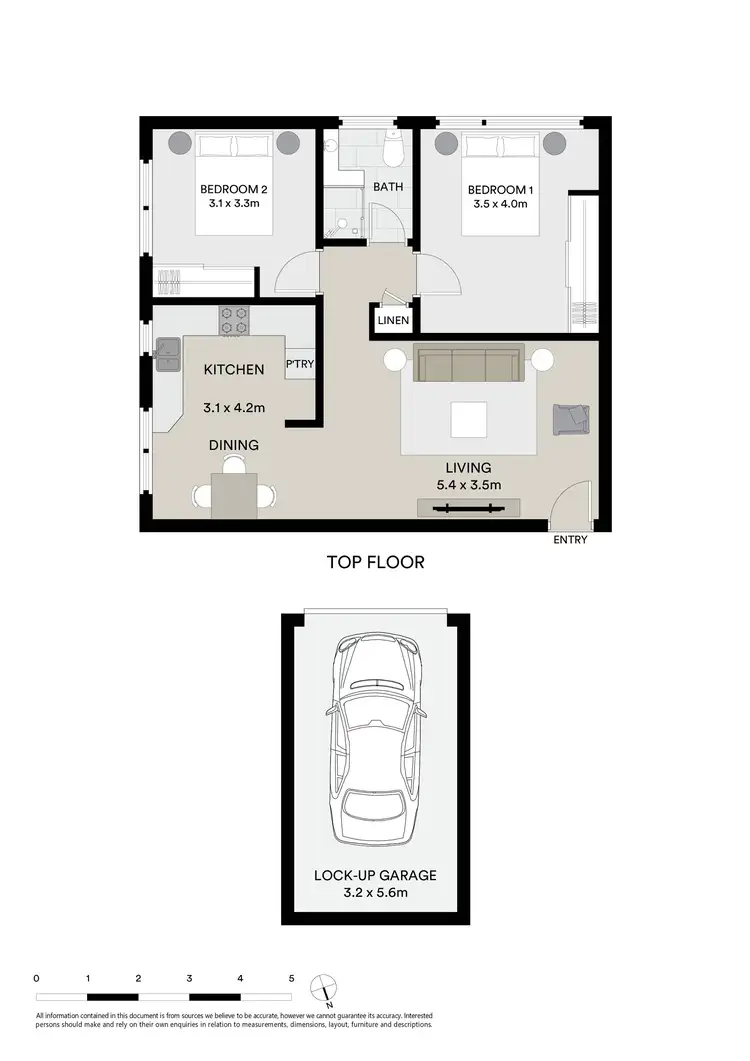 Floorplan of Homely apartment listing, 12/22 Hill Street, Woolooware NSW 2230