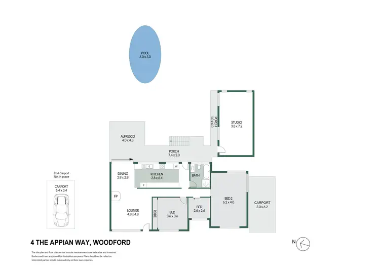 Floorplan of Homely house listing, 4 The Appian Way, Woodford NSW 2778