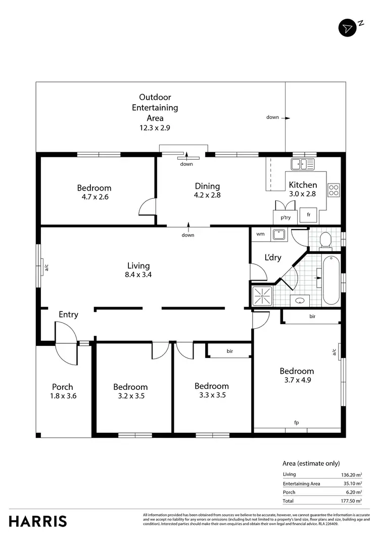 Floorplan of Homely house listing, 116b Bridge Road, Pooraka SA 5095