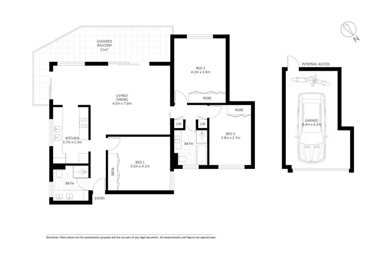 Floorplan of Homely apartment listing, 9/459 Old South Head Road, Rose Bay NSW 2029