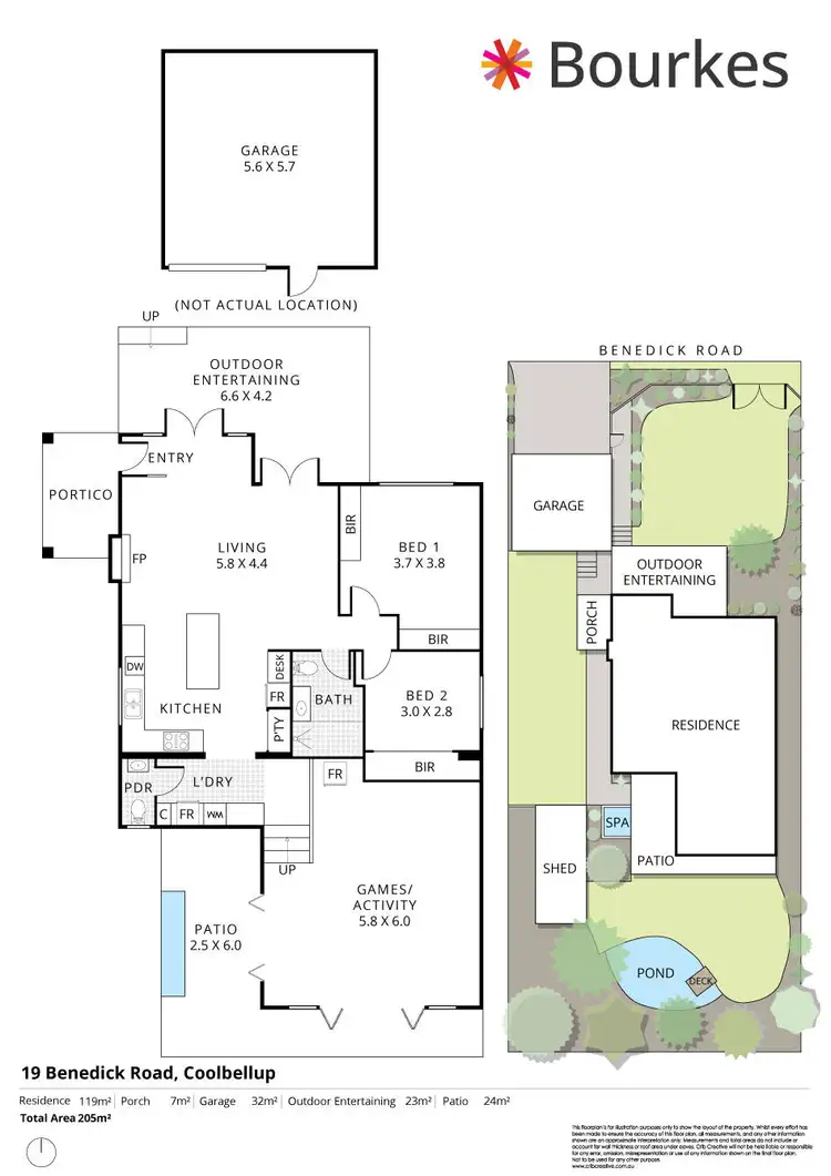 Floorplan of Homely house listing, 19 Benedick Road, Coolbellup WA 6163