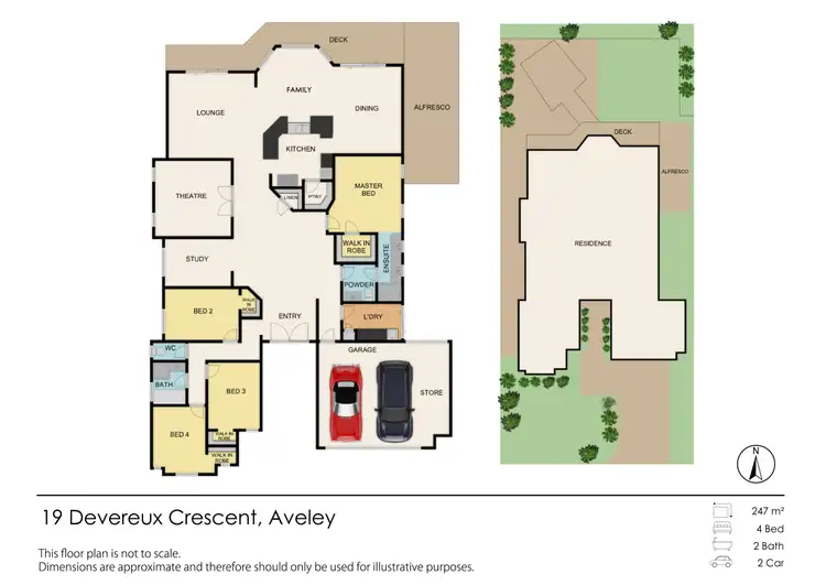 Floorplan of Homely house listing, 19 Devereux Crescent, Aveley WA 6069