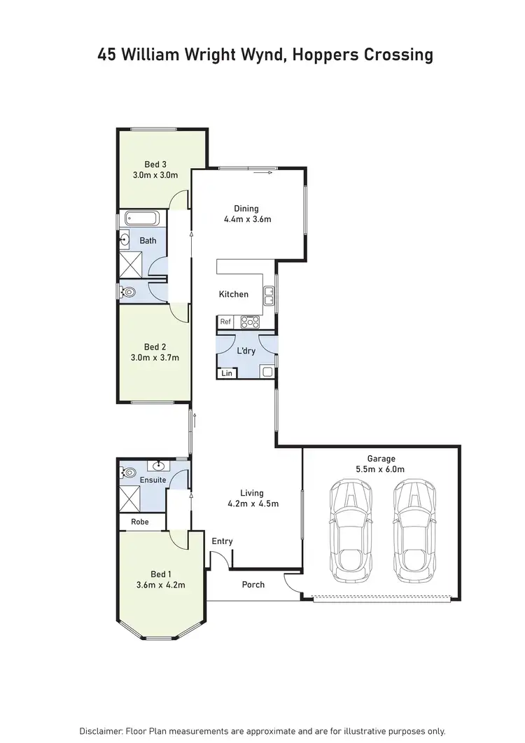 Floorplan of Homely house listing, 45 William Wright Wynd, Hoppers Crossing VIC 3029