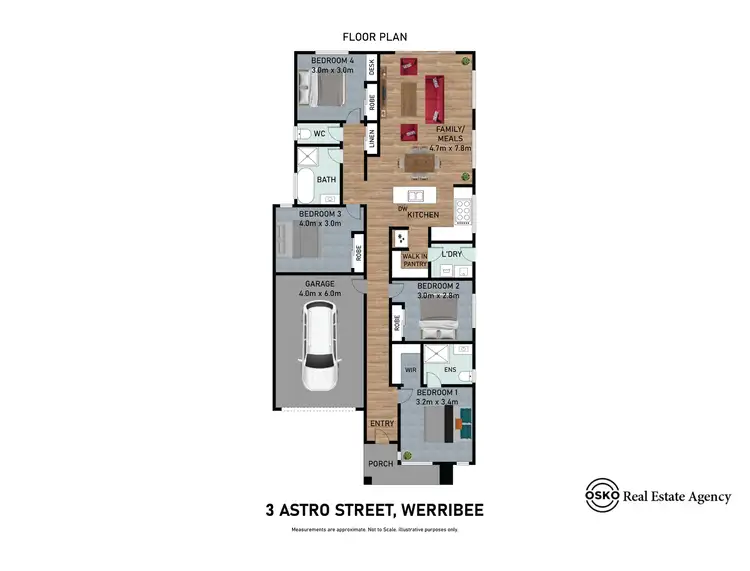 Floorplan of Homely house listing, 3 Astro, Werribee VIC 3030
