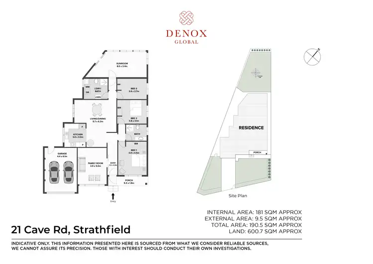 Floorplan of Homely house listing, 21 Cave Road, Strathfield NSW 2135