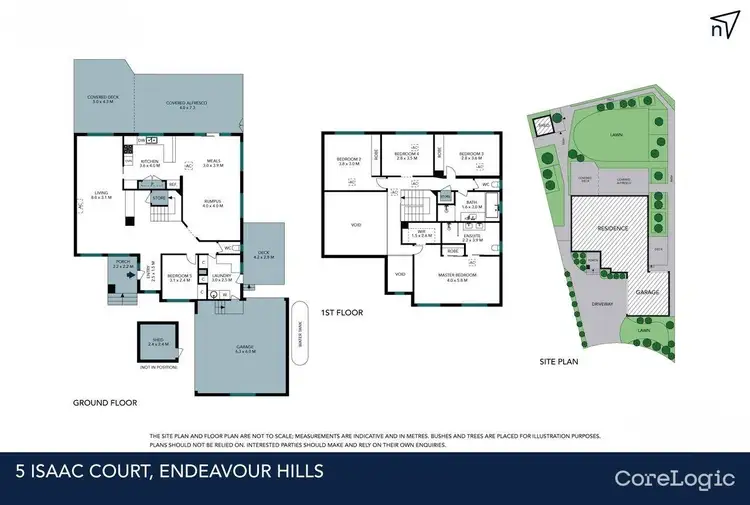 Floorplan of Homely house listing, 5 Isaac Court, Endeavour Hills VIC 3802