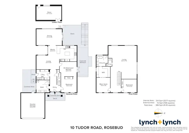 Floorplan of Homely house listing, 10 Tudor Road, Rosebud VIC 3939