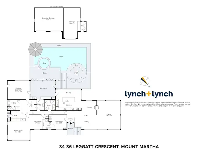 Floorplan of Homely house listing, 34-36 Leggatt Crescent, Mount Martha VIC 3934