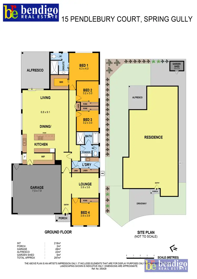 Floorplan of Homely house listing, 15 Pendlebury Court, Spring Gully VIC 3550
