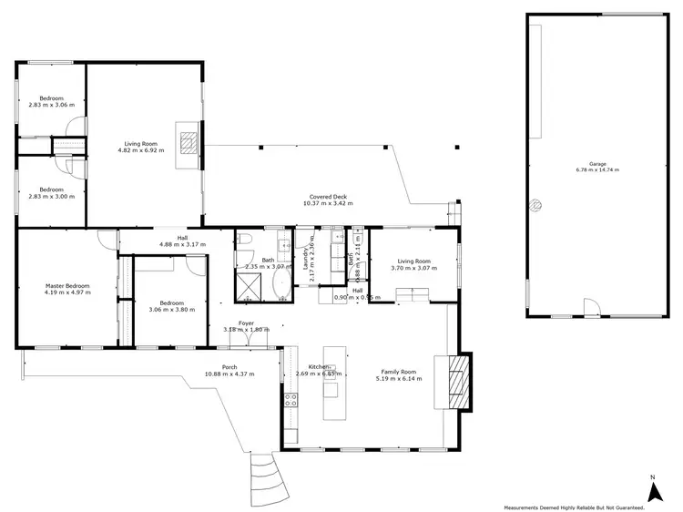 Floorplan of Homely house listing, 13 Currajong Avenue, Kinglake VIC 3763