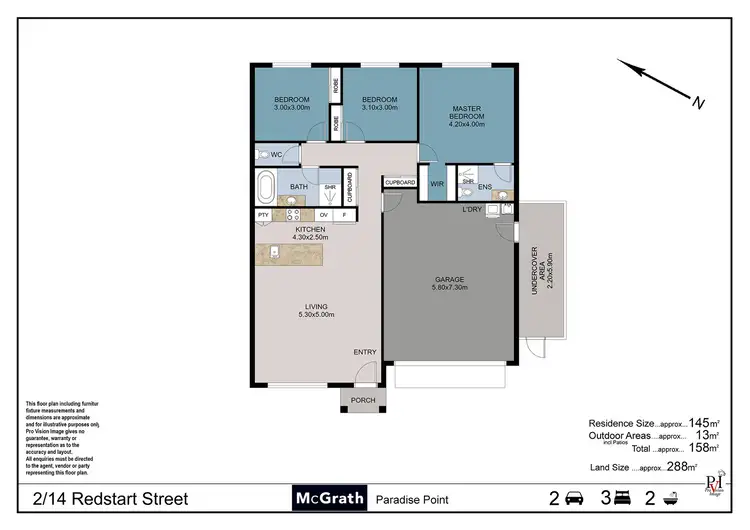 Floorplan of Homely house listing, 2/14 Redstart Street, Upper Coomera QLD 4209