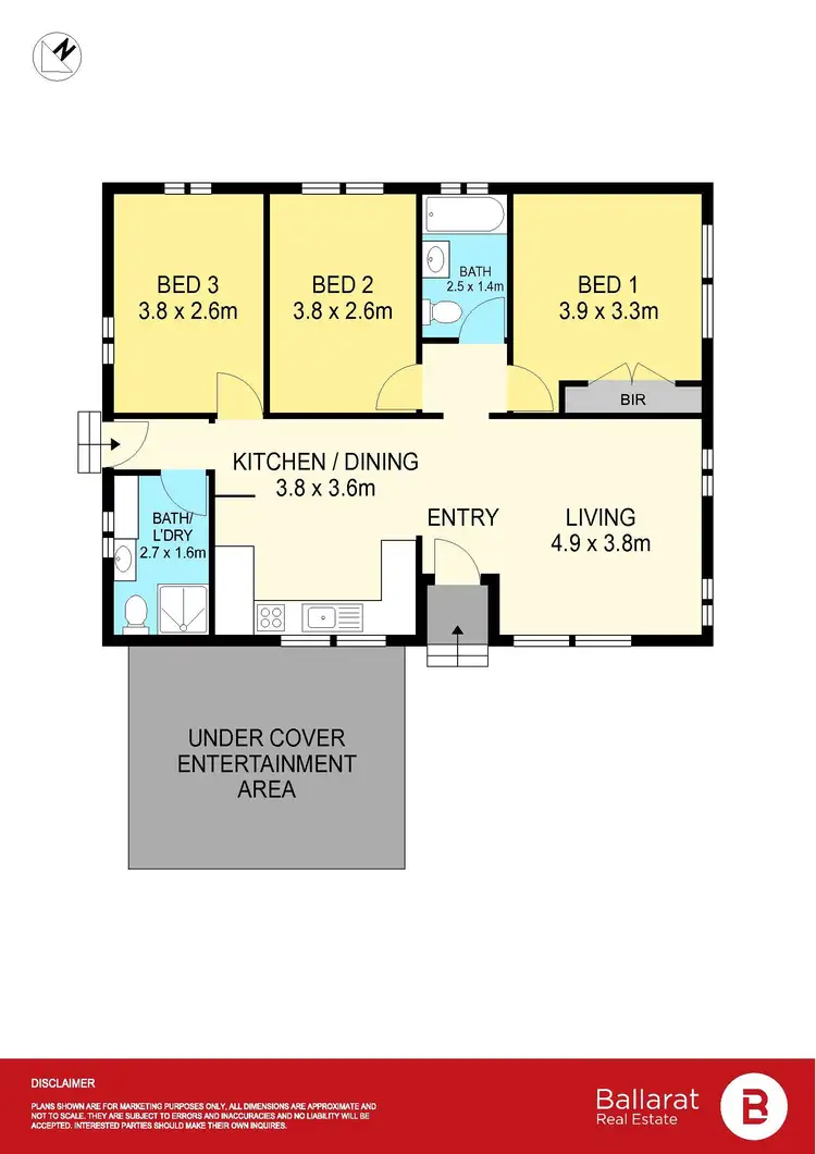 Floorplan of Homely house listing, 22 Primrose Street, Wendouree VIC 3355