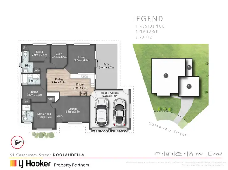 Floorplan of Homely house listing, 61 Cassowary Street, Doolandella QLD 4077