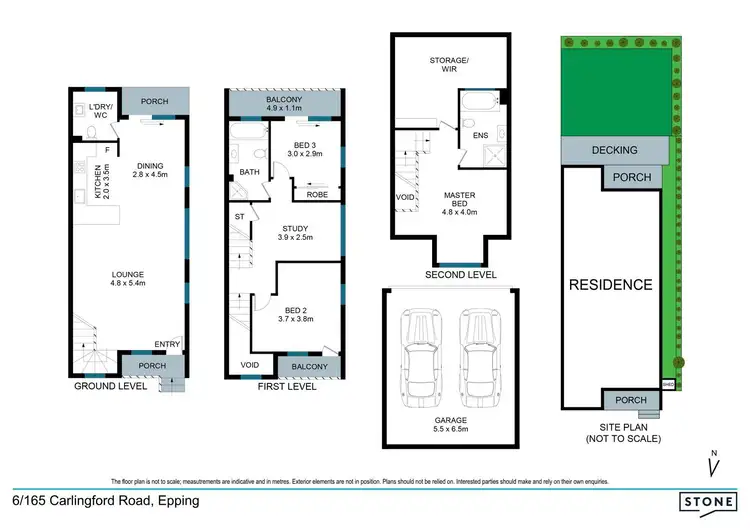 Floorplan of Homely townhouse listing, 6/165 Carlingford Road, Epping NSW 2121
