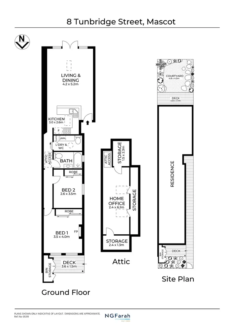 Floorplan of Homely house listing, 8 Tunbridge Street, Mascot NSW 2020