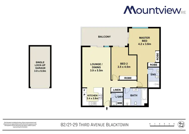 Floorplan of Homely apartment listing, 82/21-29 Third Avenue, Blacktown NSW 2148