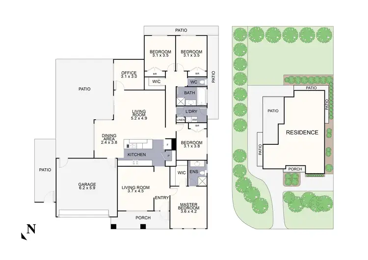Floorplan of Homely house listing, 178 Maroondah Highway, Croydon VIC 3136