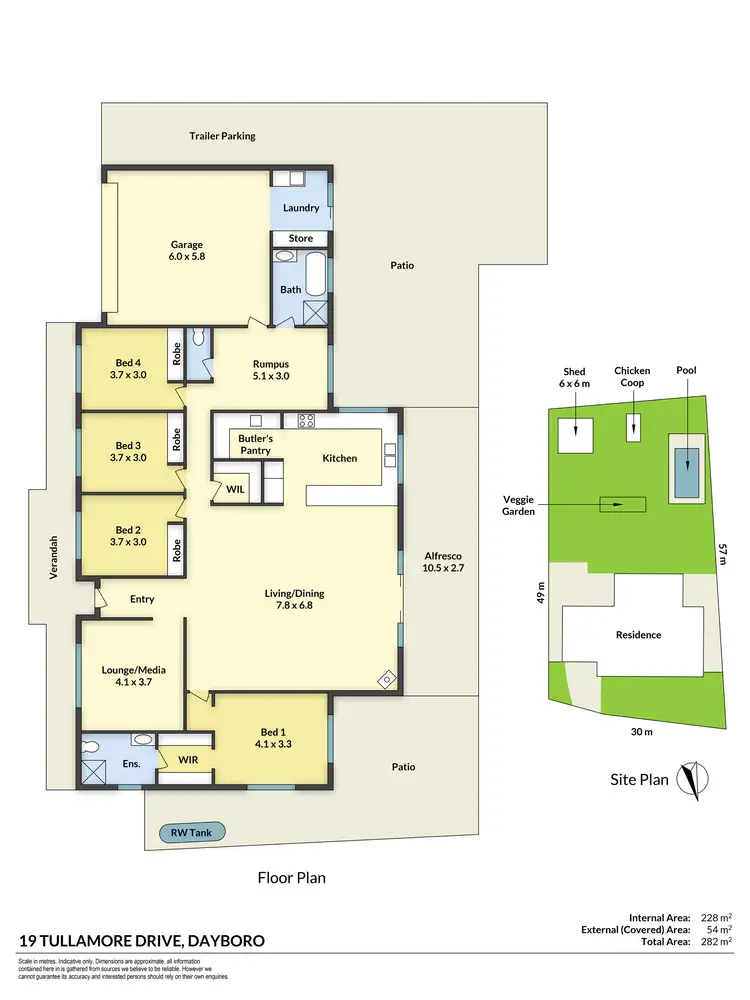 Floorplan of Homely house listing, 19 Tullamore Drive, Dayboro QLD 4521