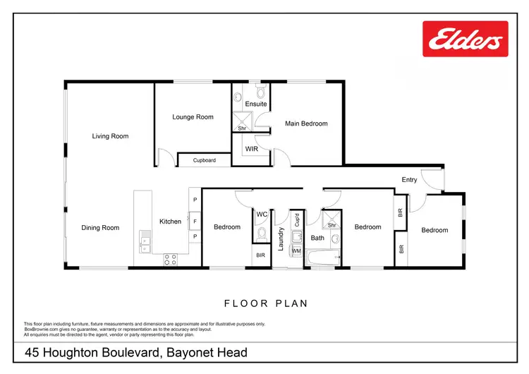 Floorplan of Homely house listing, 45 Houghton Boulevard, Bayonet Head WA 6330