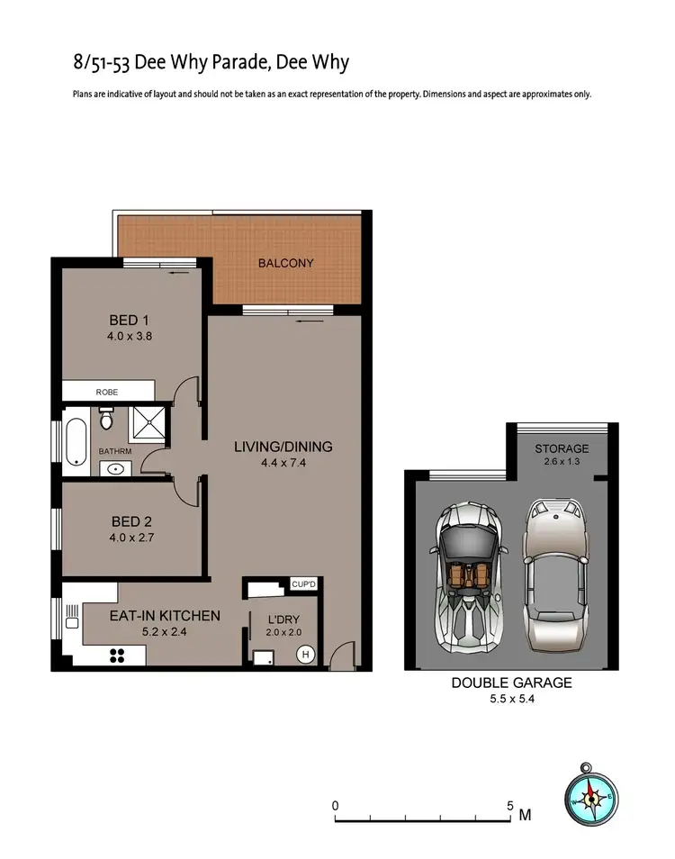 Floorplan of Homely apartment listing, 8/51-53 Dee Why Parade, Dee Why NSW 2099