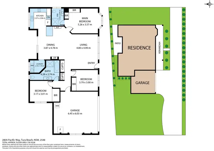 Floorplan of Homely house listing, 280A Pacific Way, Tura Beach NSW 2548