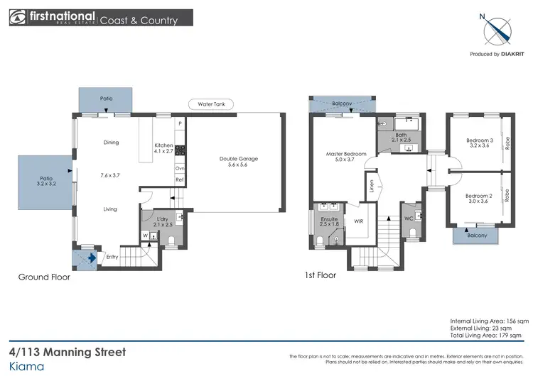 Floorplan of Homely townhouse listing, 4/113 Manning Street, Kiama NSW 2533