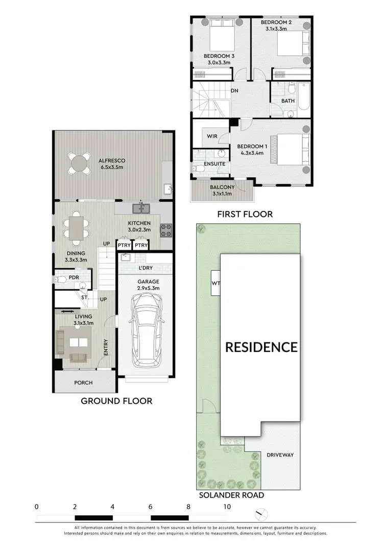 Floorplan of Homely townhouse listing, 59A Solander Road, Kings Langley NSW 2147