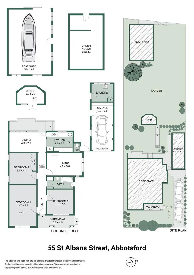 Floorplan of Homely house listing, 55 St Albans Street, Abbotsford NSW 2046