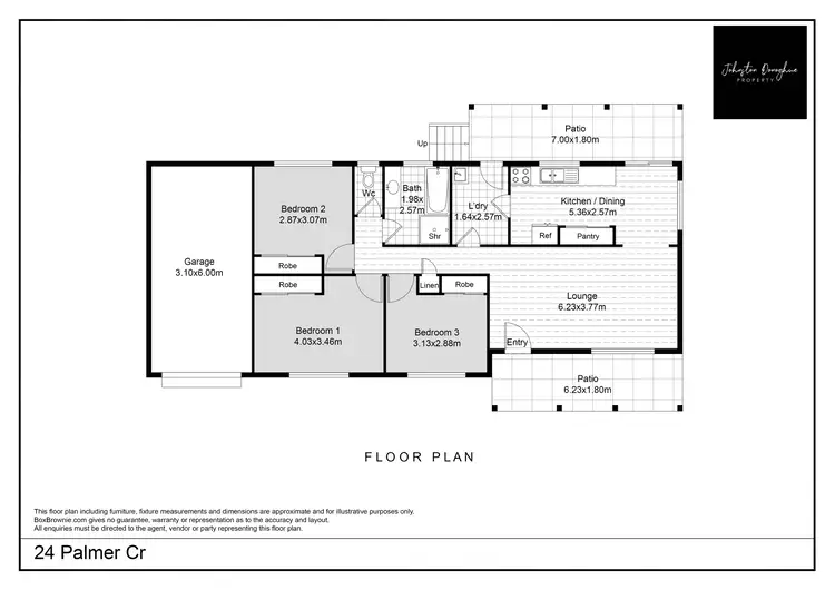 Floorplan of Homely house listing, 24 Palmer Crescent, Gunnedah NSW 2380