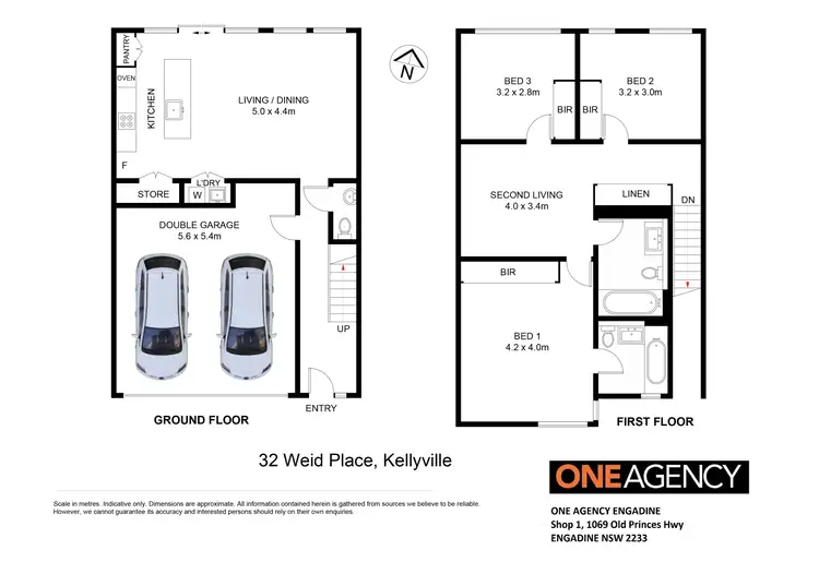 Floorplan of Homely townhouse listing, 32 Weid Place, Kellyville NSW 2155