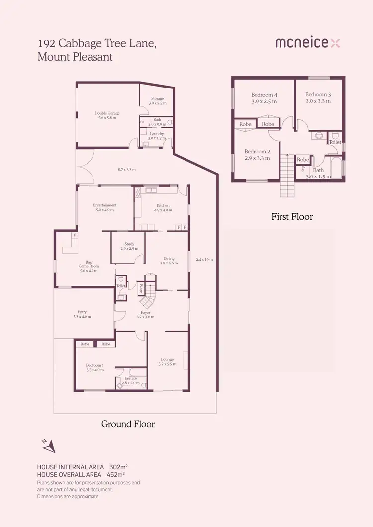 Floorplan of Homely house listing, 192 Cabbage Tree Lane, Mount Pleasant NSW 2519