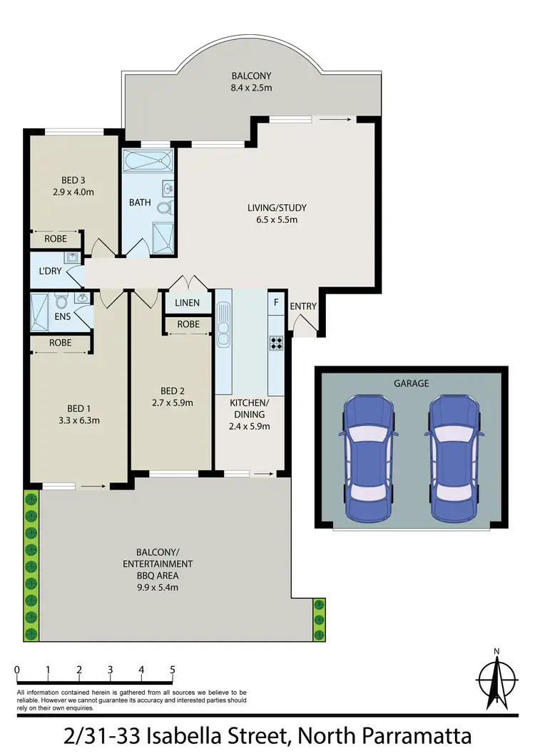 Floorplan of Homely unit listing, 2/31-35 Isabella Street, North Parramatta NSW 2151