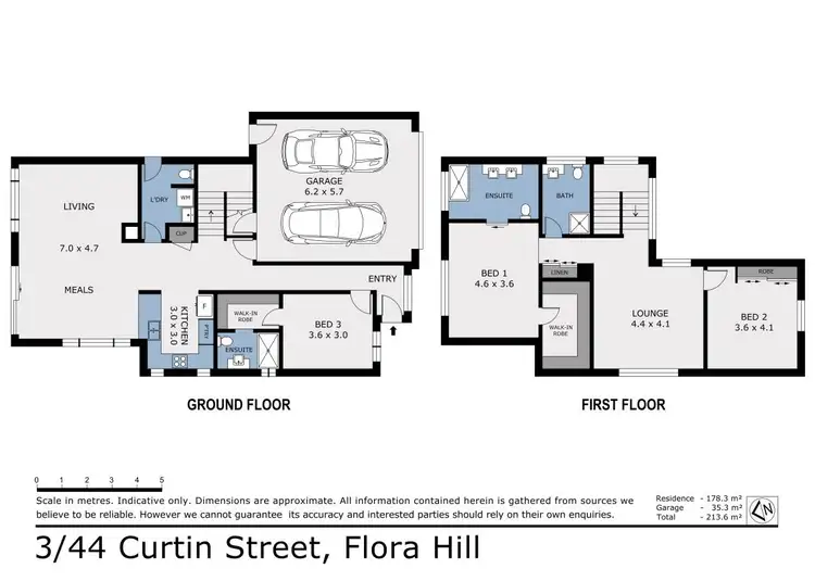 Floorplan of Homely unit listing, 3/44a Curtin Street, Flora Hill VIC 3550