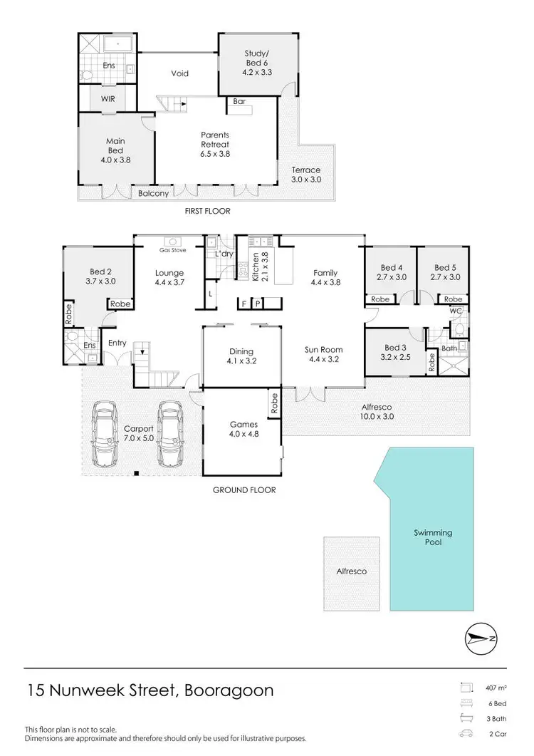 Floorplan of Homely house listing, 15 Nunweek Street, Booragoon WA 6154