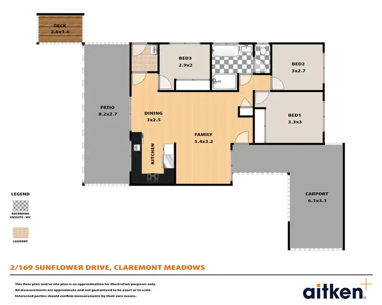 Floorplan of Homely house listing, 2/169 Sunflower Drive, Claremont Meadows NSW 2747