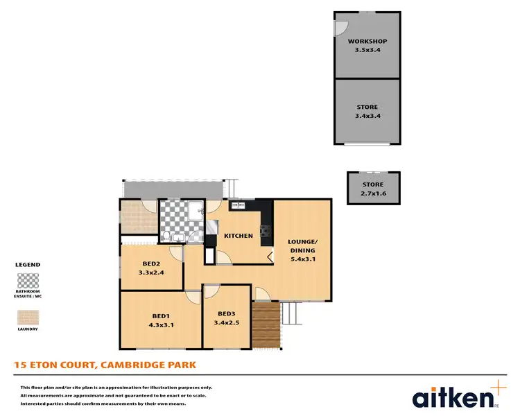 Floorplan of Homely house listing, 15 Eton Court, Cambridge Park NSW 2747