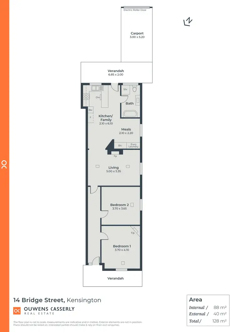 Floorplan of Homely house listing, 14 Bridge Street, Kensington SA 5068