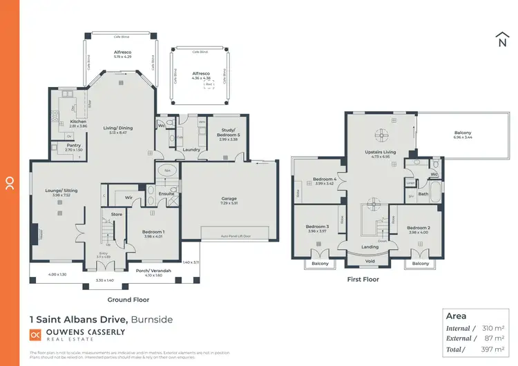 Floorplan of Homely house listing, 1 St Albans Drive, Burnside SA 5066