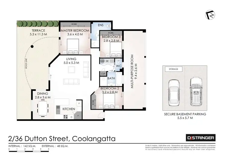 Floorplan of Homely apartment listing, 2/36-38 Dutton Street, Coolangatta QLD 4225